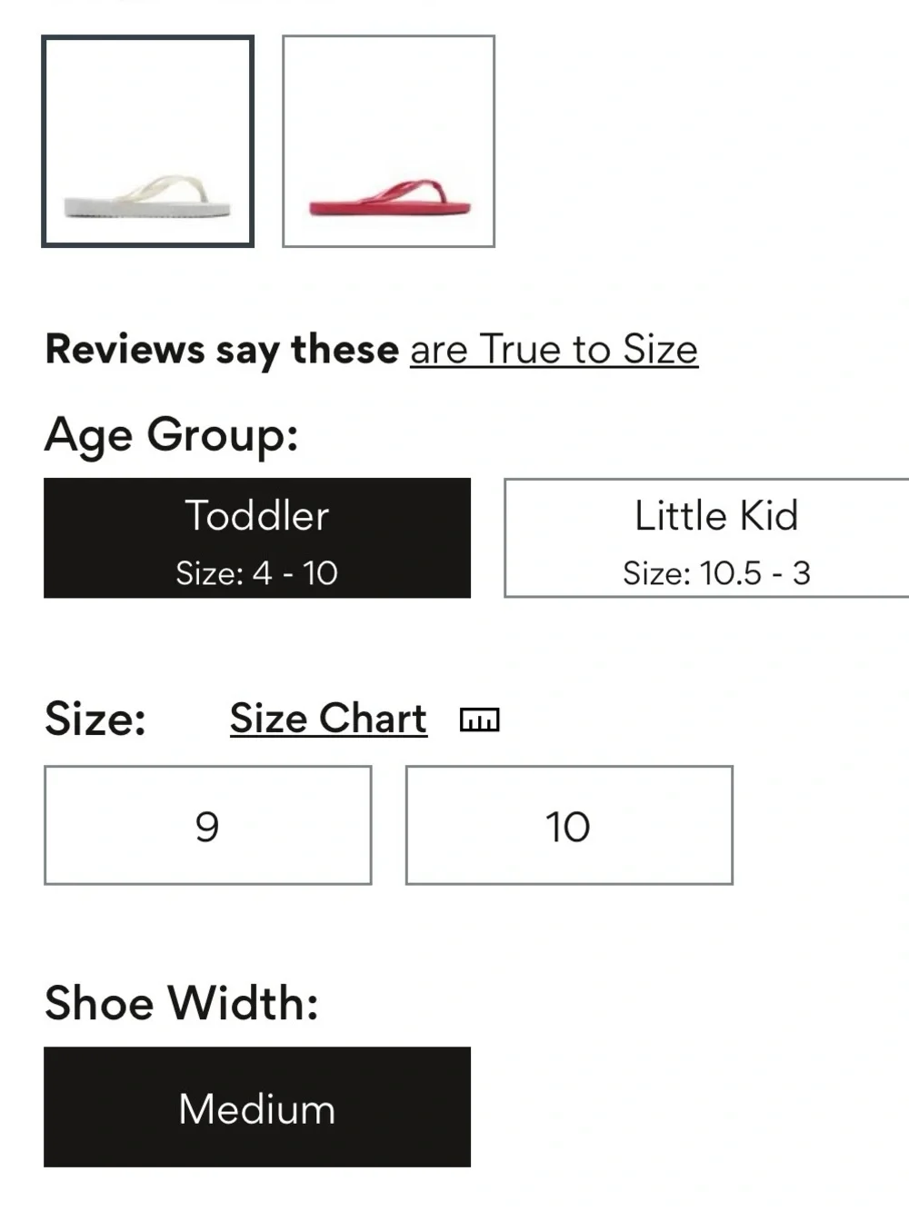 Kids' Slim Flip Flop Sandal Little/Big Kid Women's